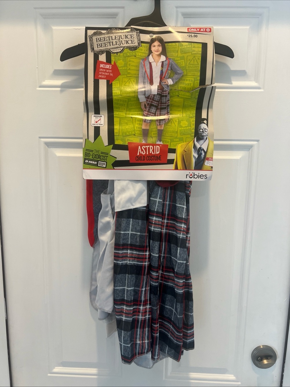 Warner Bros. Kids' Beetlejuice Beetlejuice Astrid School Uniform Costume Size M
